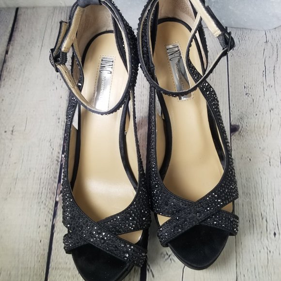 INC International Concepts Strappy Heels sz 8.5 - Picture 4 of 8